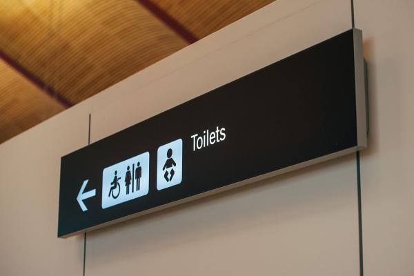 Airport Rest Room Signage