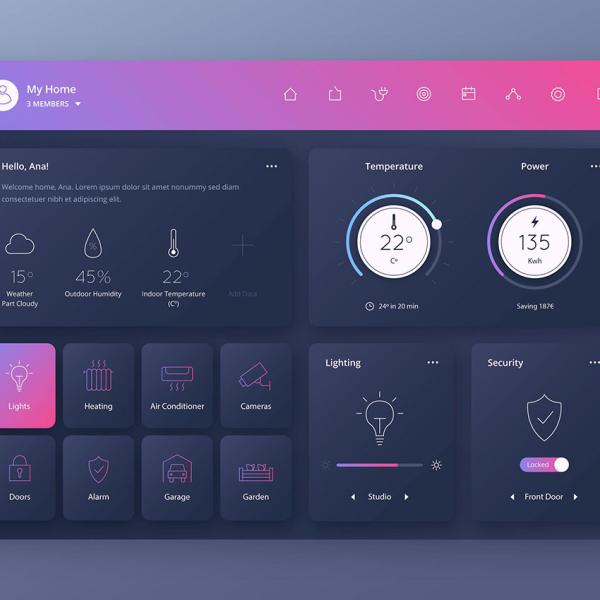 UI/UX Smart Home Apps